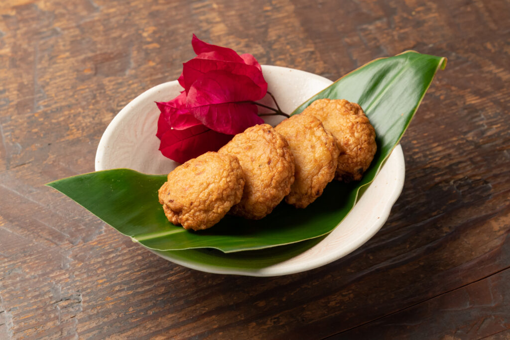 車海老のタイ風さつま揚げ