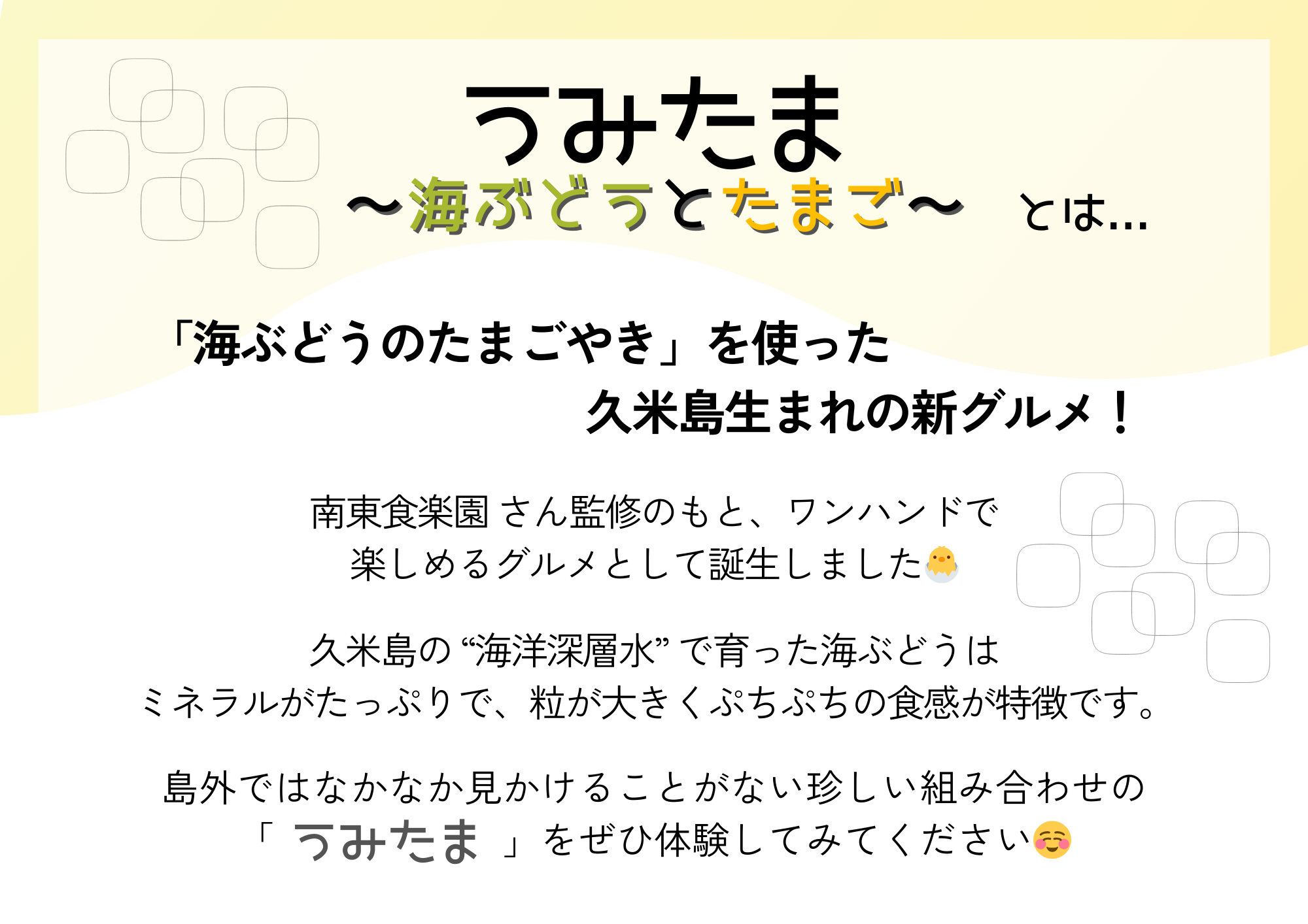 うみたま試食会